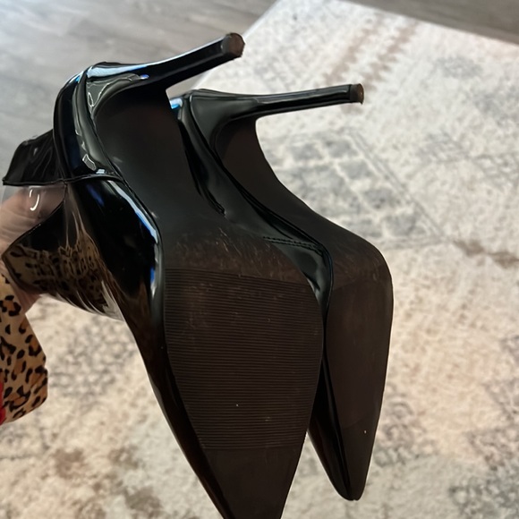 Steve Madden patent leather booties heels - Picture 4 of 6